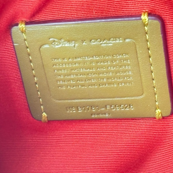Disney x Coach Mickey Mouse Wristlet - Picture 5 of 7